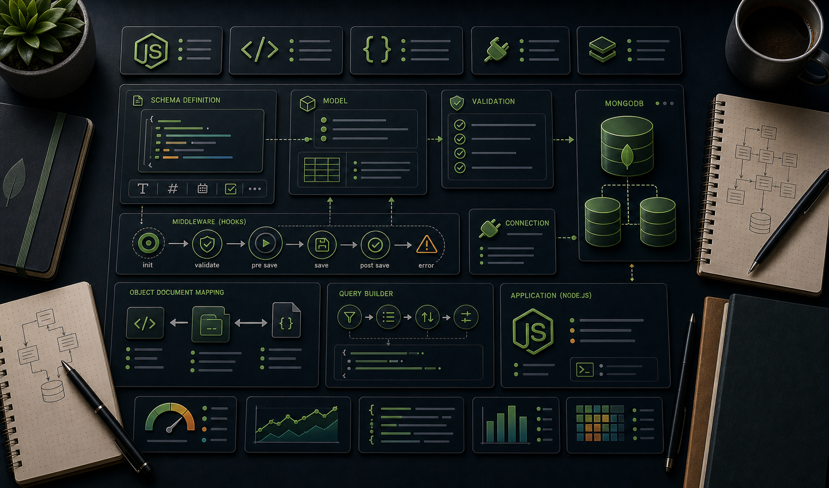 MongoDB Course — 18 · Mongoose Deep Dive (Schemas, Hooks, Populate, Discriminators, Plugins, Transactions)