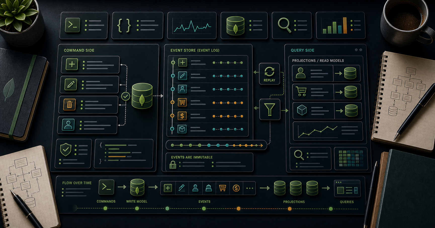 MongoDB Course — 21 · CQRS + Event Sourcing on MongoDB